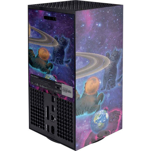 Cosmic Kittens by Vincent Hie XBox Series X Digital Edition Console Skin